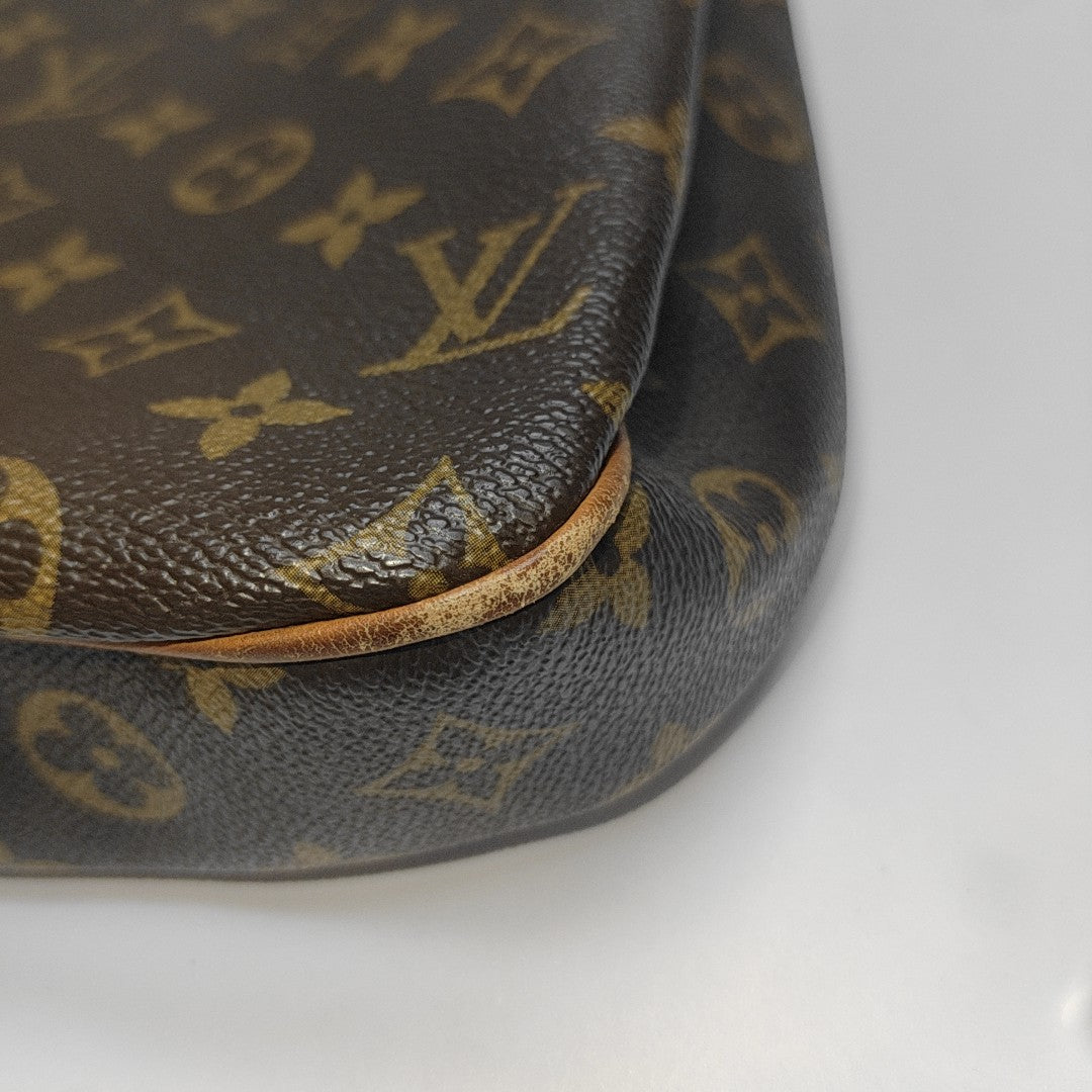 ODEON Monogram Coated Canvas Brown