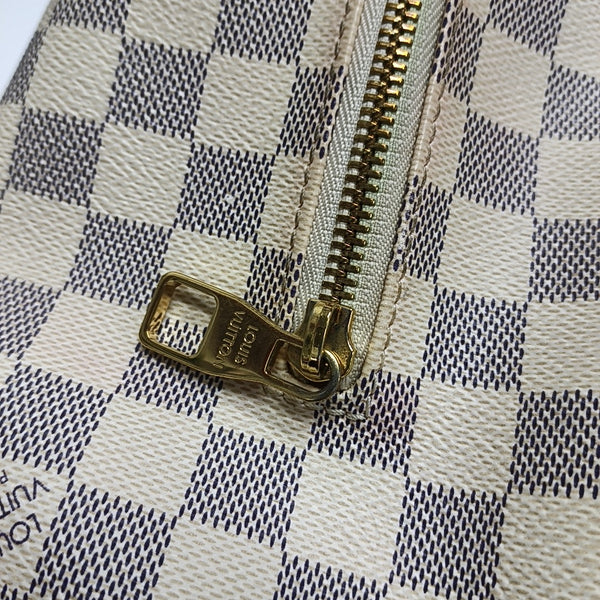 SPERONE Damier Azur Coated Canvas White