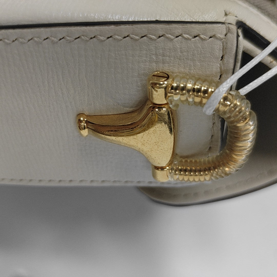 Horsebit 1955 Mini Coated Canvas Beige