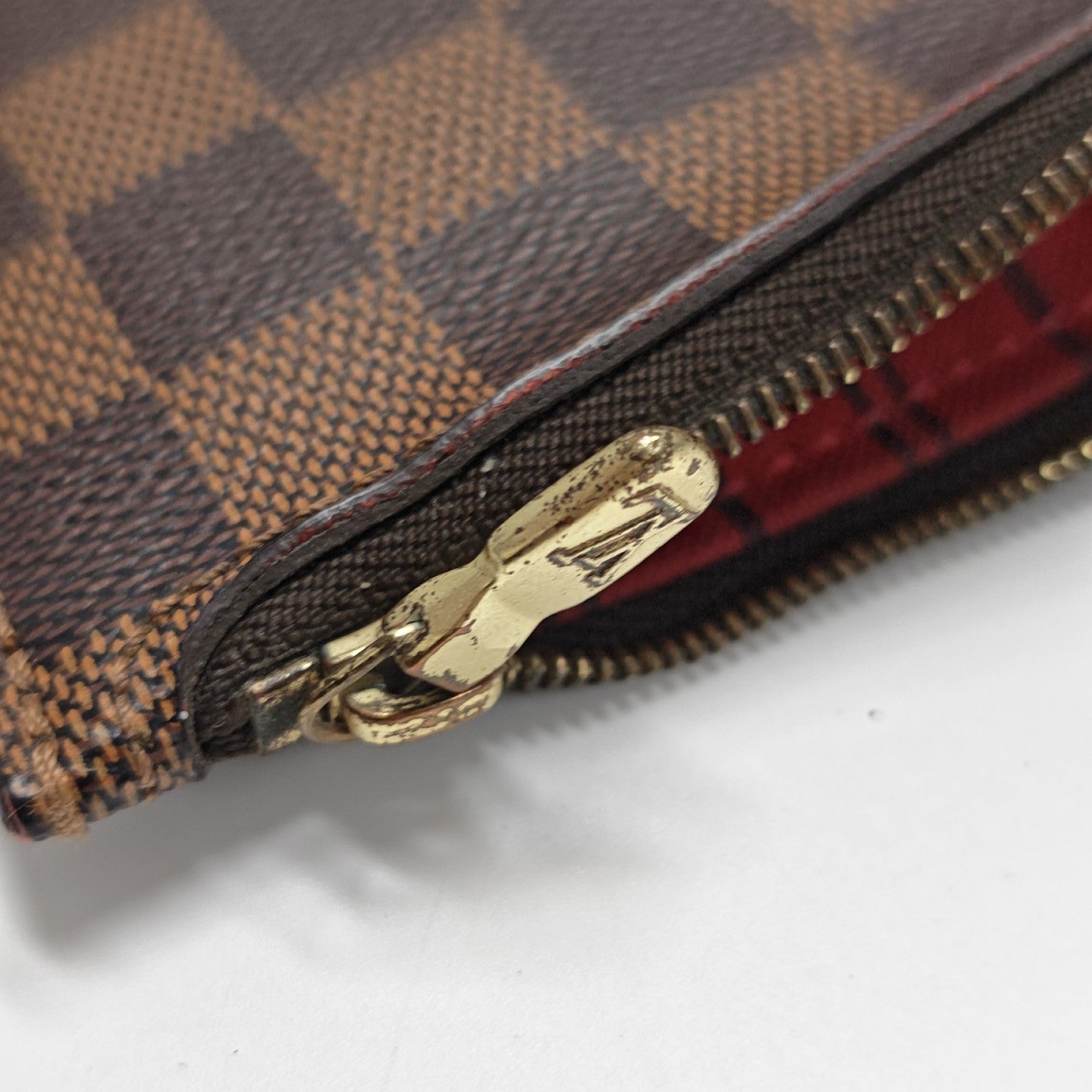 NEVERFULL MM Damier Ebene Coated Canvas Brown