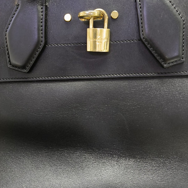 CITY STEAMER MM Calfskin Black