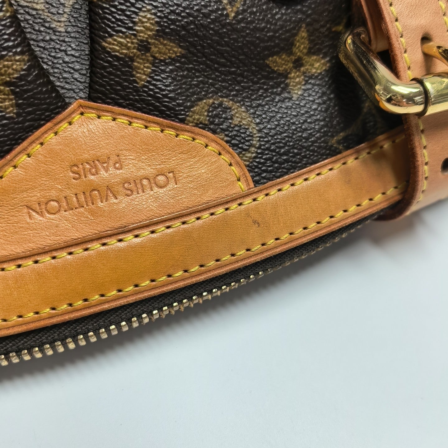 TIVOLI GM Monogram Coated Canvas Brown