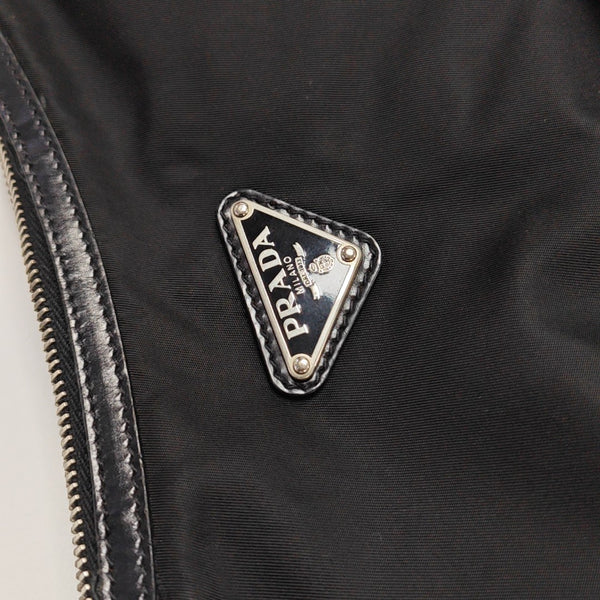 Nylon Top Handle Bag Black