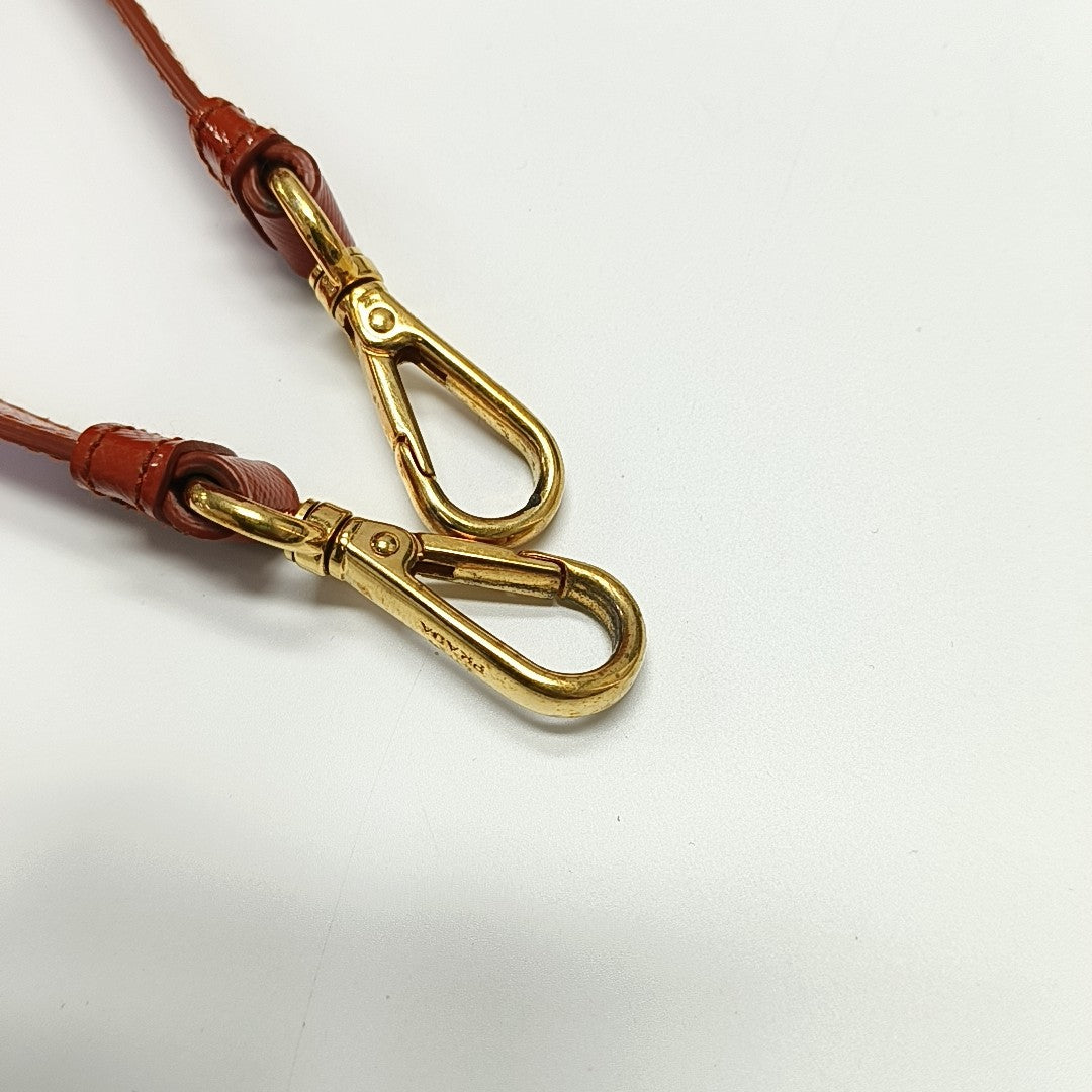 Galleria Small Saffiano Calfskin Orange