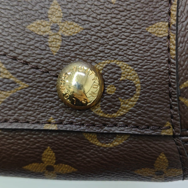 MONTAIGNE Monogram Coated Canvas Brown