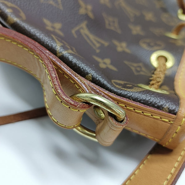 NOÉ BB Monogram Coated Canvas Brown