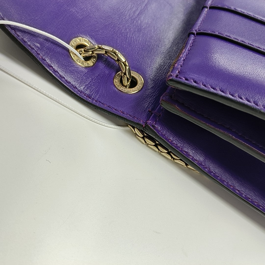 SERPENTI FOREVER Medium Calfskin Purple
