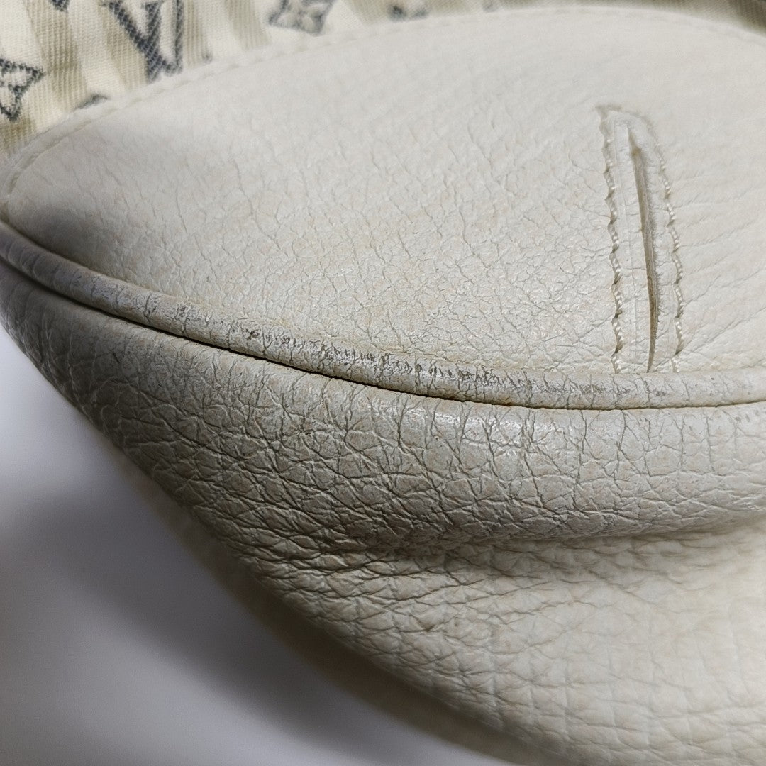 CROISETTE SAC MARINA Monogram Canvas White