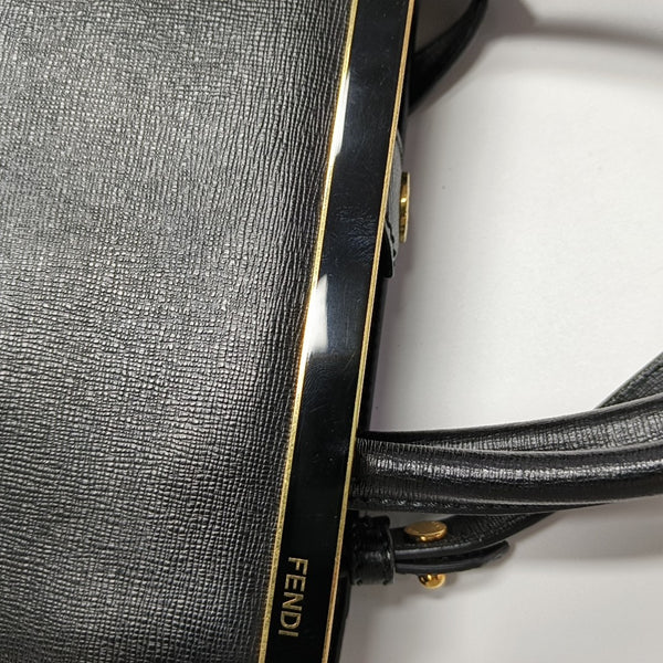 2 Jours Small Calfskin Black