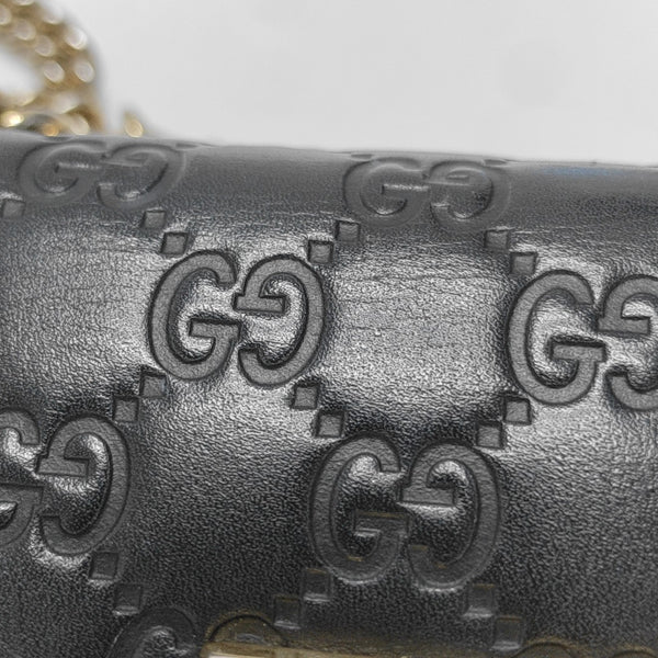 Padlock Small Monogram Calfskin Black