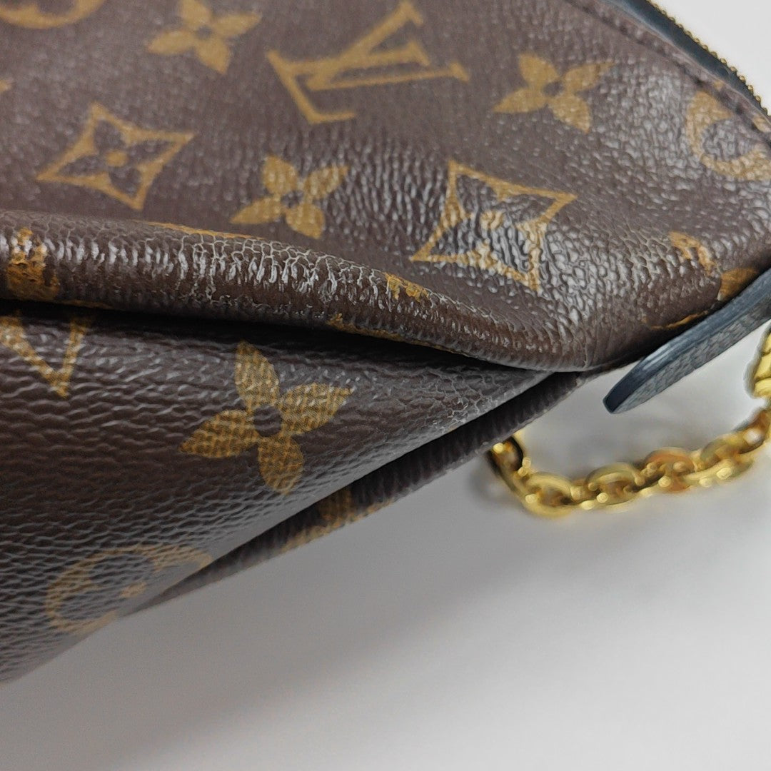 PALLAS BB Monogram Coated Canvas Brown