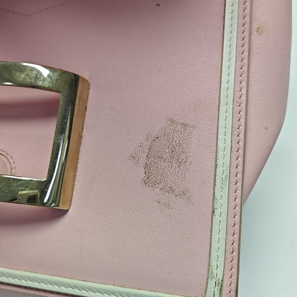 Leather Shoulder Bag Pink