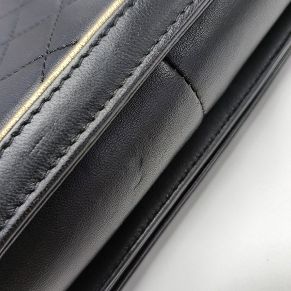 Quilted Lambskin Black