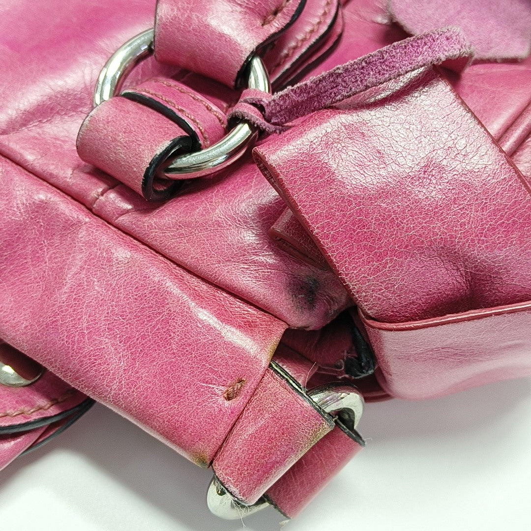 Bow Calfskin Pink