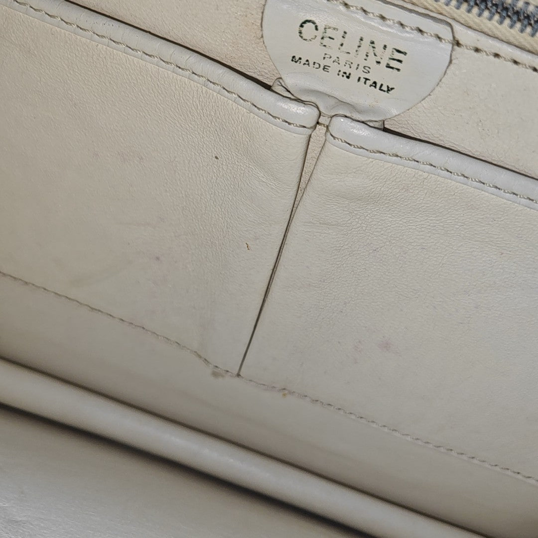 Calfskin Shoulder Bag White