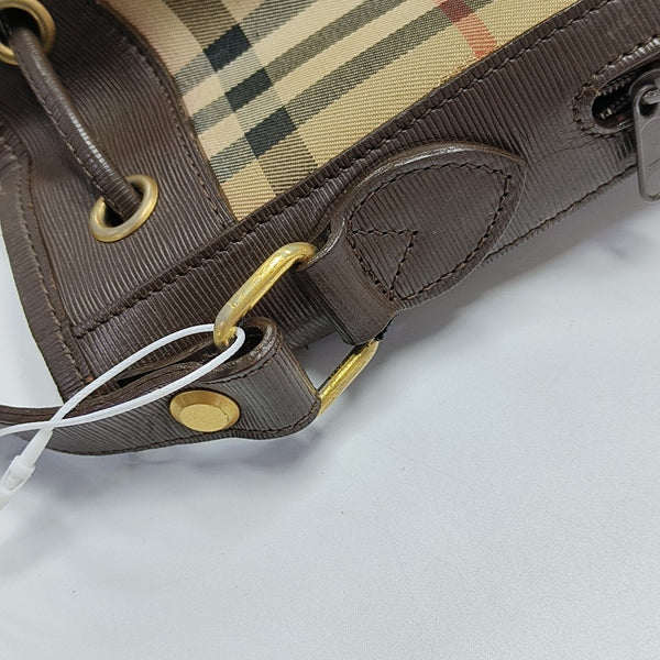 Canvas Bucket Bag Beige