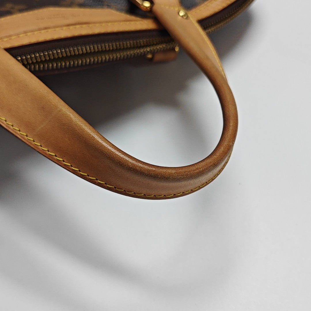 RETIRO NM Monogram Coated Canvas Brown