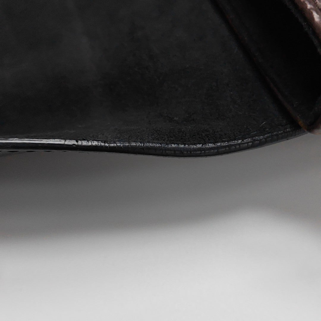 LOCKY BB Monogram Coated Canvas Brown