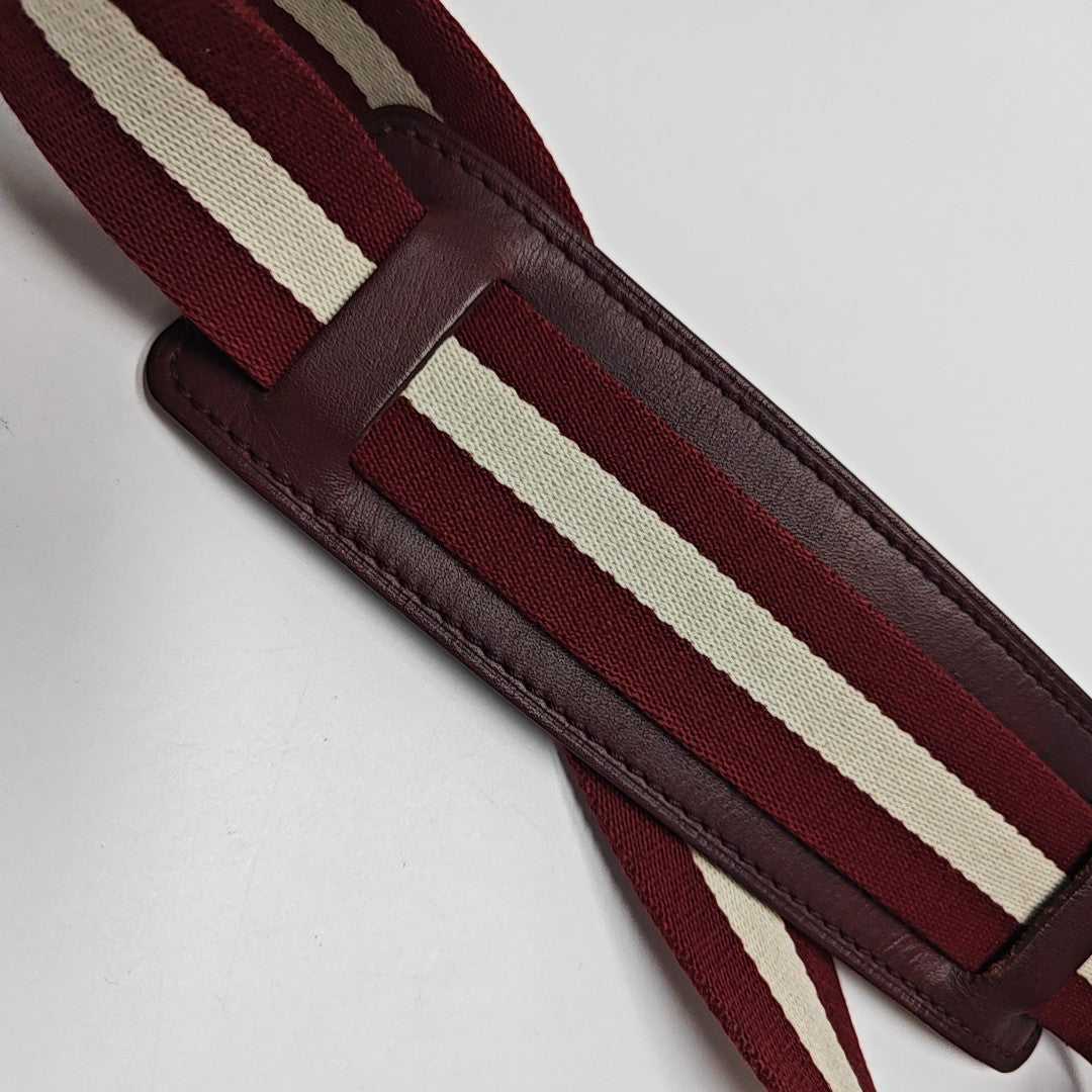 MARY KATE Monogram Canvas Red