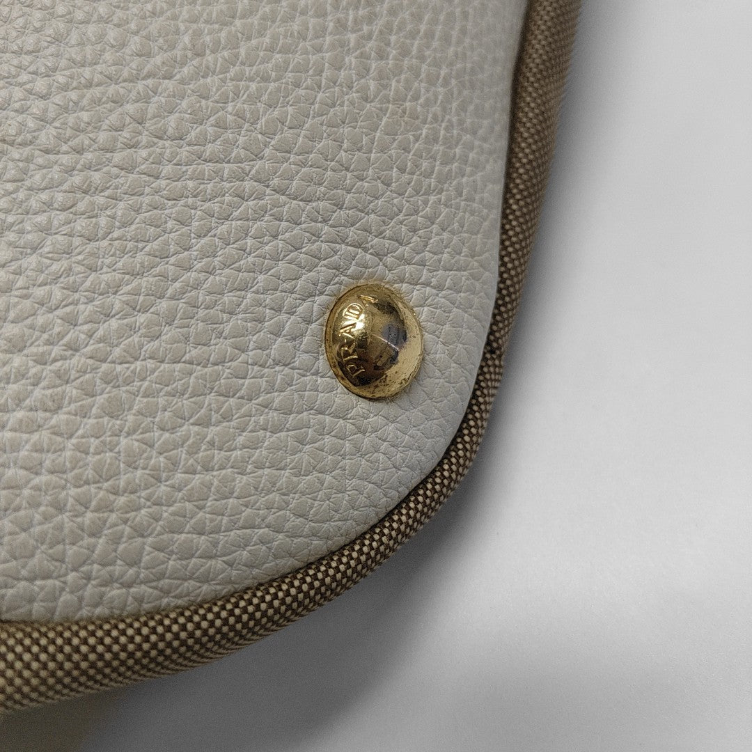 Canvas Shoulder Bag Brown