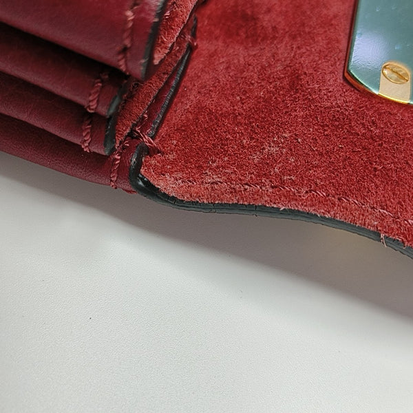 Calfskin Crossbody Bag Red