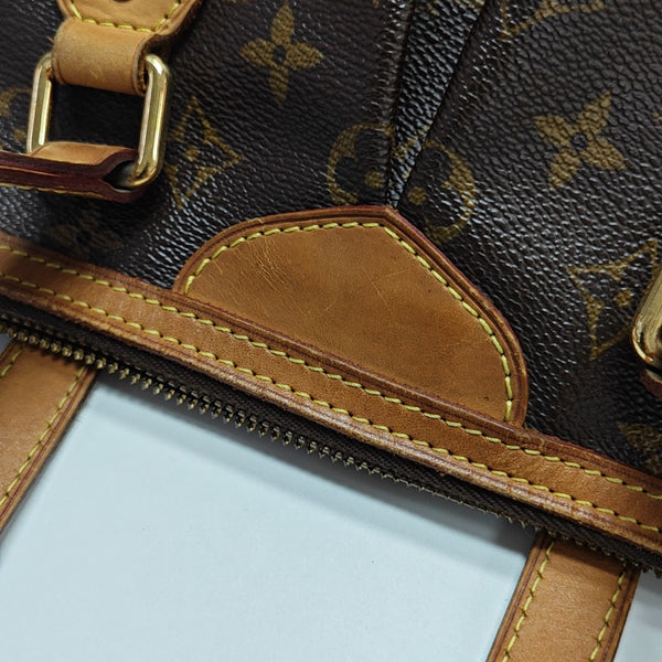 PALERMO PM Monogram Coated Canvas Brown