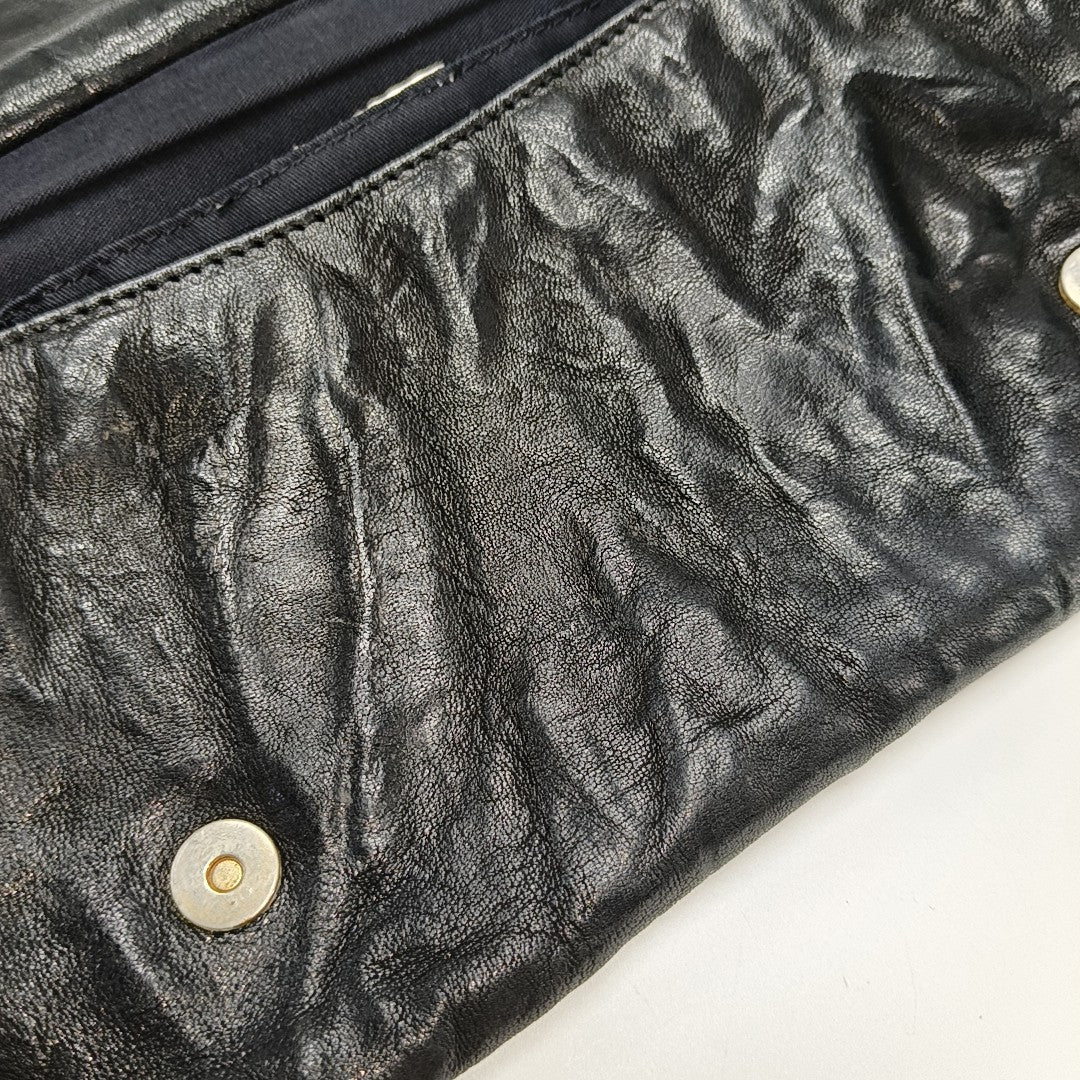 Calfskin Clutch Black