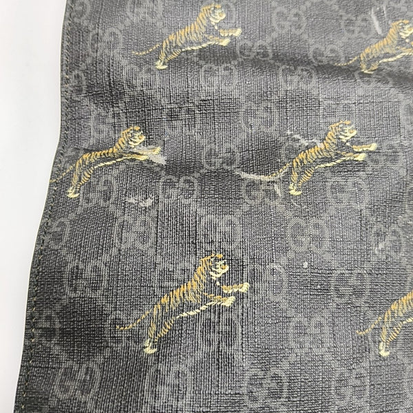 GG Supreme Monogram Coated Canvas Black