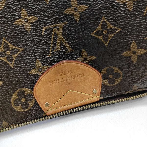 MARAIS MM Monogram Coated Canvas Brown