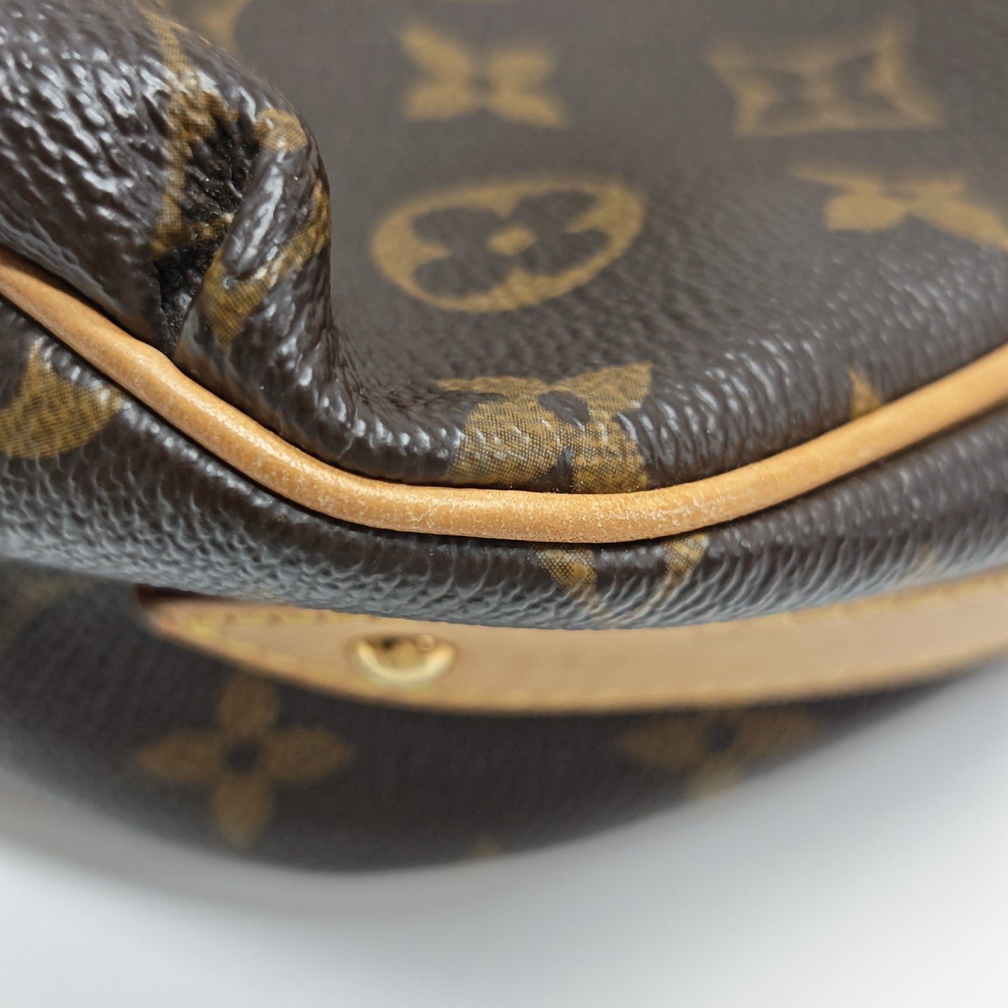 TULUM PM Monogram Coated Canvas Brown