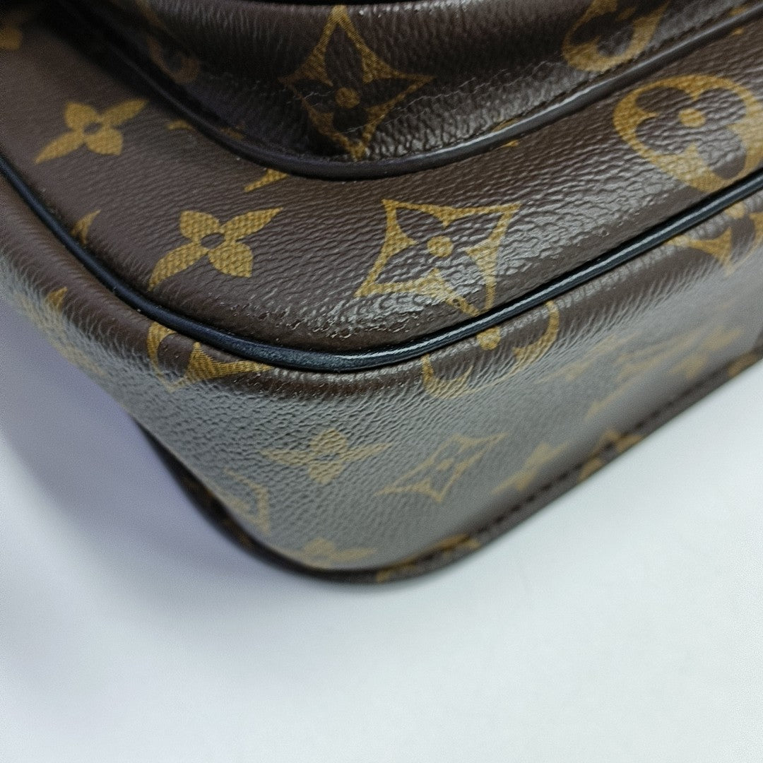 PASSY Monogram Coated Canvas Brown
