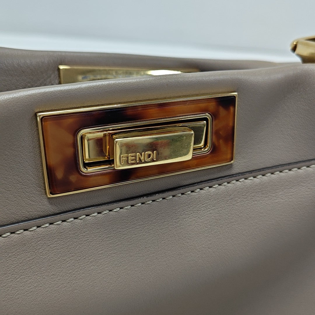 Peekaboo Medium Calfskin Beige