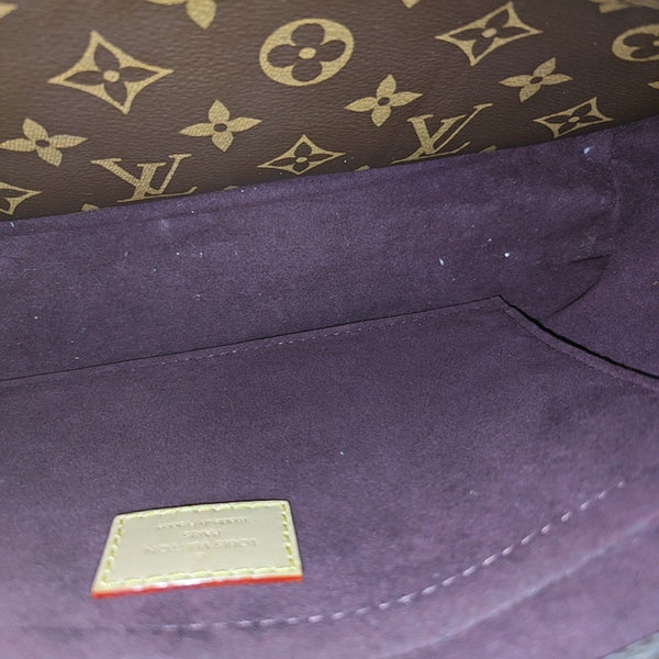 MONTAIGNE Monogram Coated Canvas Brown