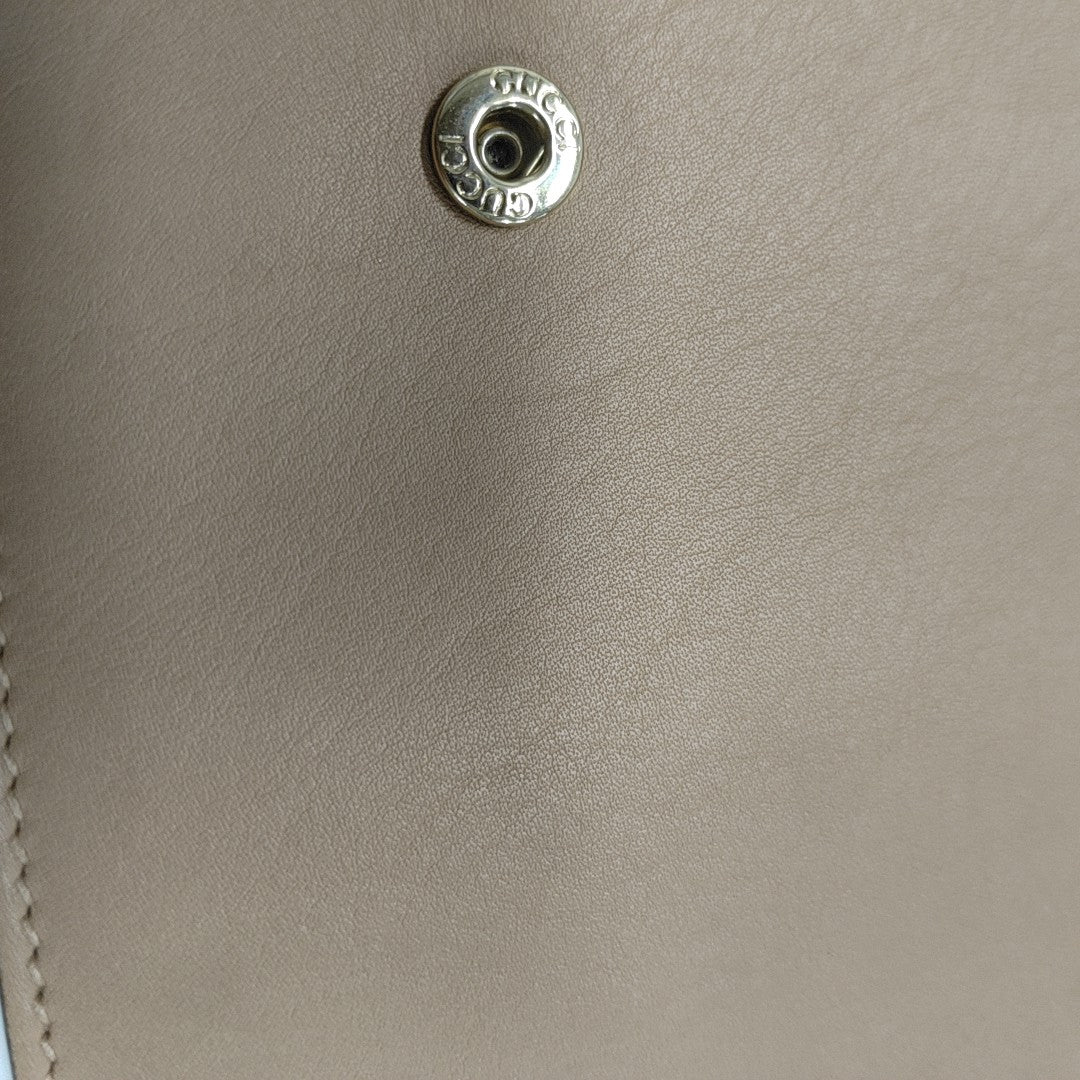 Interlocking G Small Calfskin Brown