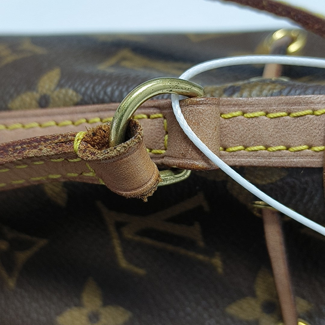 NÉONOÉ Nano Monogram Coated Canvas Brown