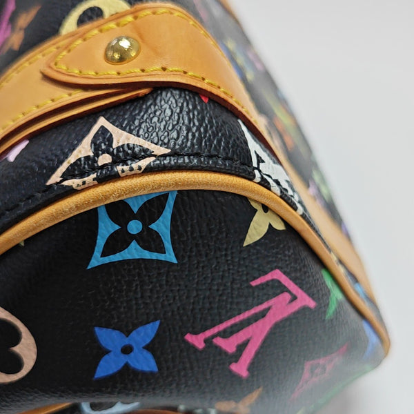LV × TM PRISCILLA Monogram Coated Canvas Black