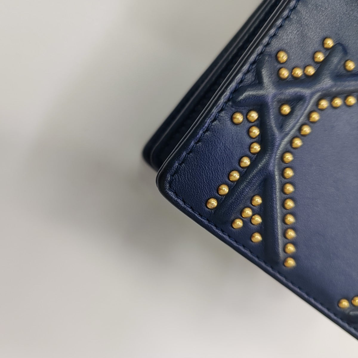 Diorama Cannage Calfskin Blue