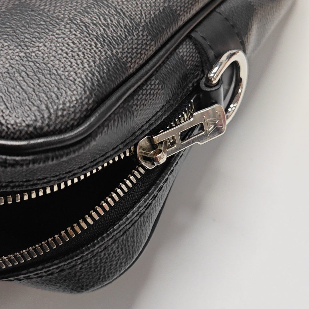 PORTE-DOCUMENTS PM Damier Graphite Coated Canvas Gray