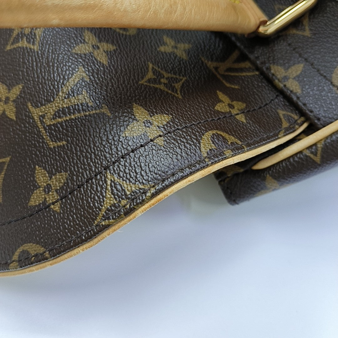 Lona Estampada Monogram BEVERLY Marrón