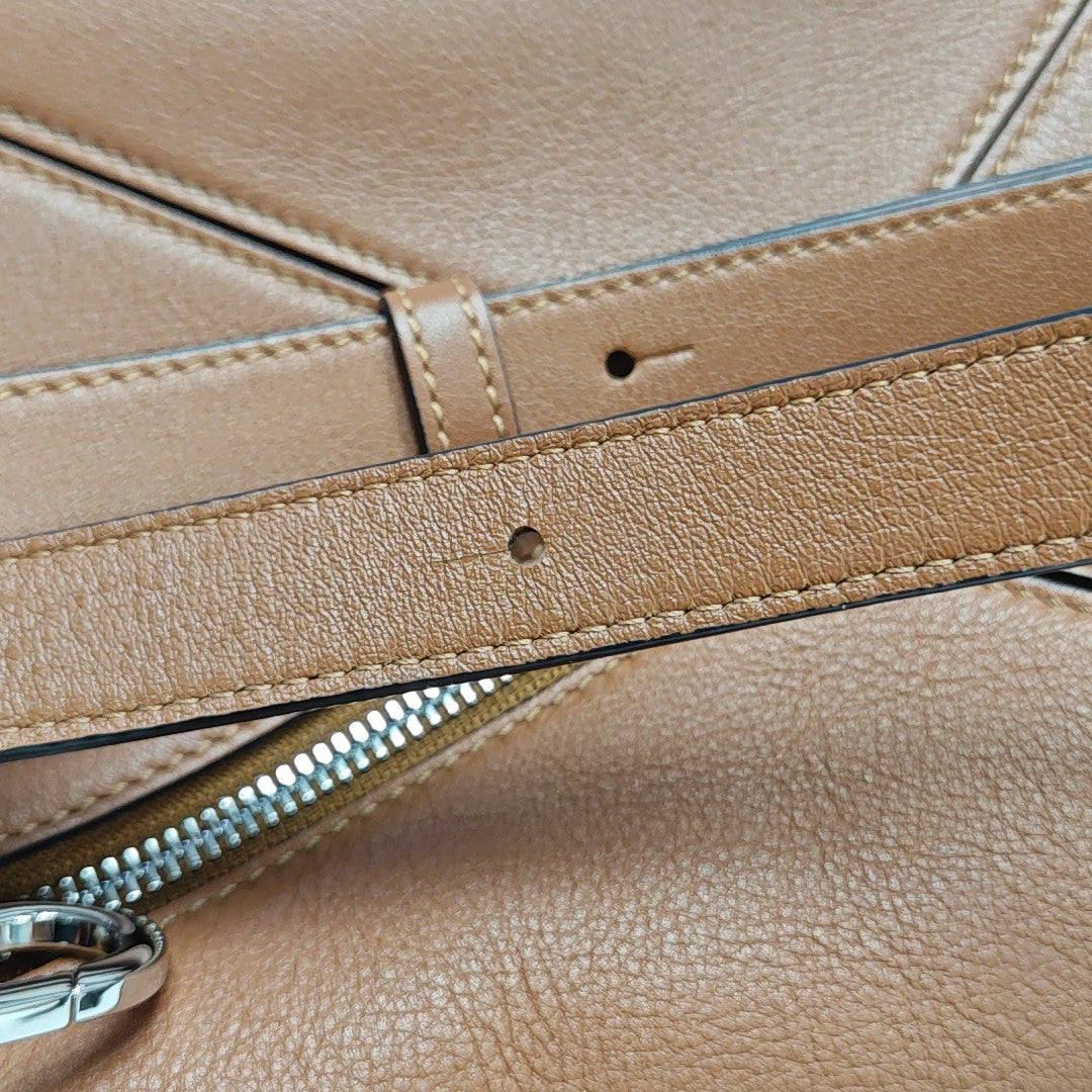 Puzzle Small Calfskin Brown