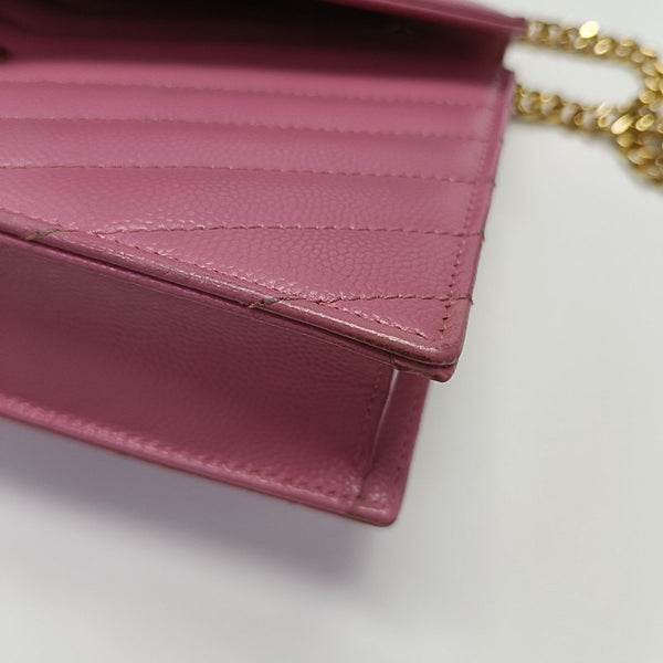 MONOGRAM WOC Chevron Calfskin Pink