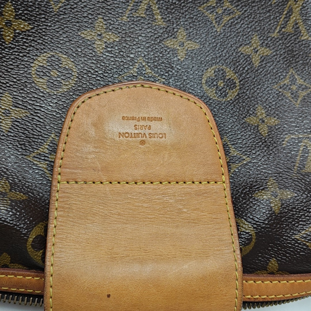 STRESA Monogram Coated Canvas Brown