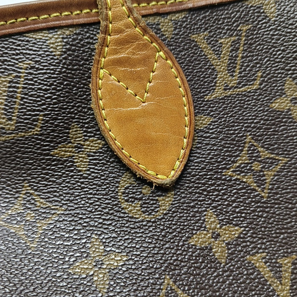 NEVERFULL MM Monogram Coated Canvas Brown