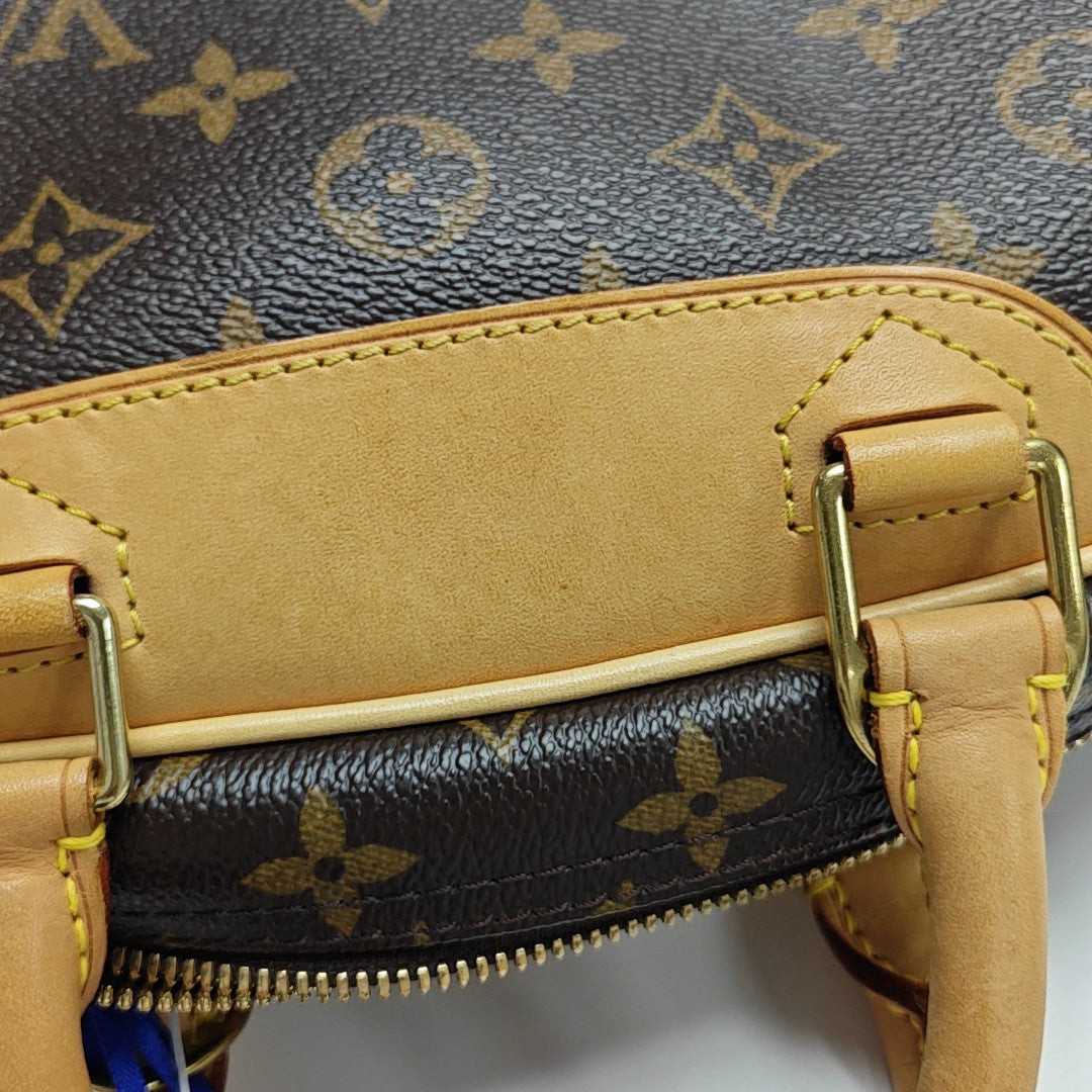 DEAUVILLE Monogram Coated Canvas Brown