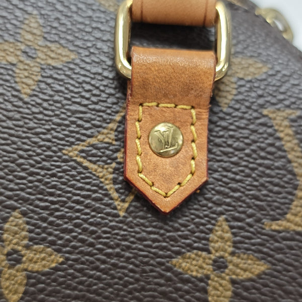 RIBERA Monogram Coated Canvas Brown