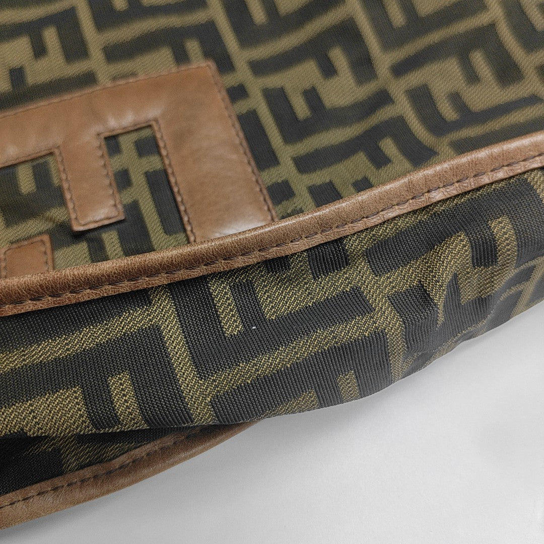 Canvas Shoulder Bag Brown