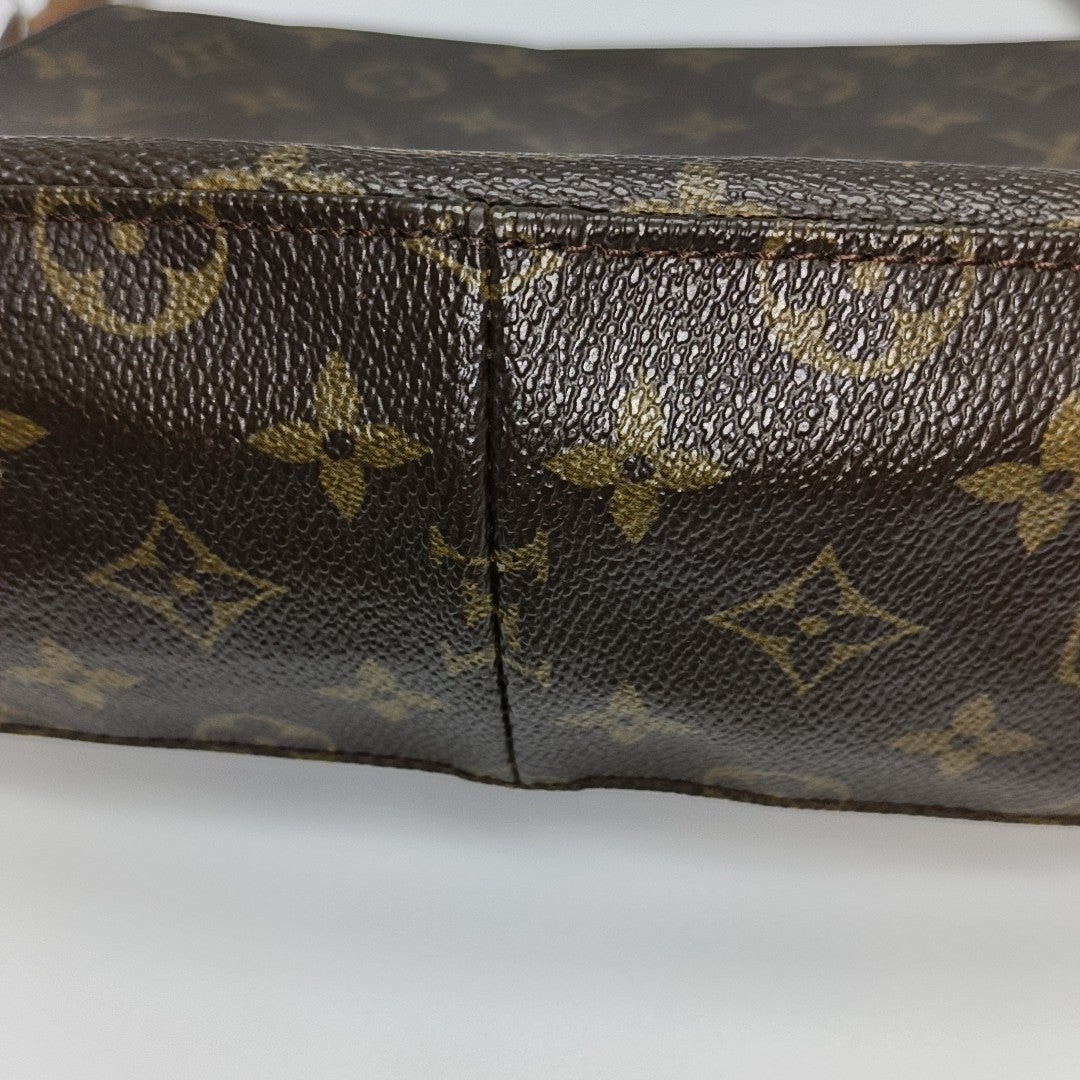 LOOPING PM Monogram Coated Canvas Brown