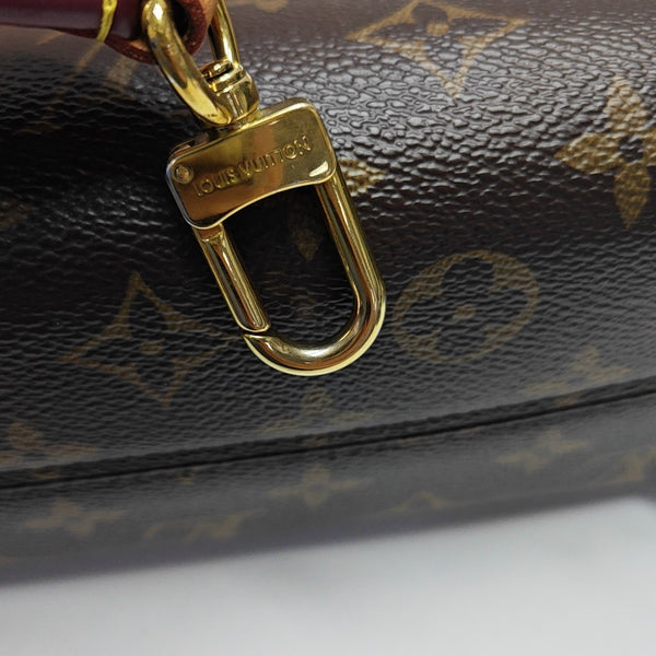 CLUNY PM Monogram Coated Canvas Brown