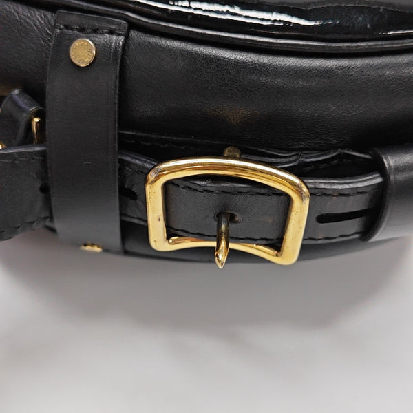 BOITE CHAPEAU MM Patent Leather Black