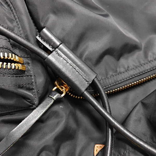 The Rucksack Large Nylon Black